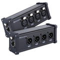 XLR Breakout Kit Pair for EtherCON - 4 Channel XLR Splitter Boxes