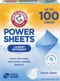 Arm & Hammer Power Sheets, Fresh Linen, 50ct - Up to 100 Loads