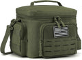 QT&QY Tactical Lunch Bag for Men - Durable Insulated Cooler