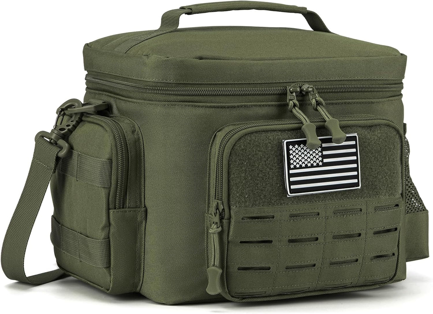 QT&QY Tactical Lunch Bag for Men - Durable Insulated Cooler
