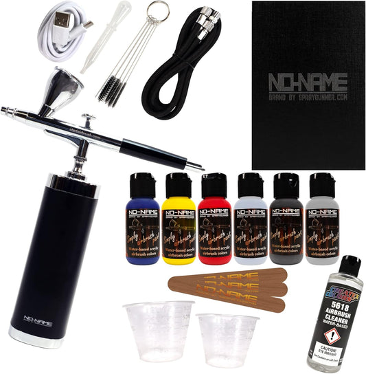 USA-Made Cordless Airbrush Kit: Portable Dual Action