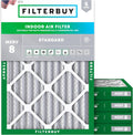 24x28x2 MERV 8 Air Filter 5-Pack - Electrostatic Pleated Filters