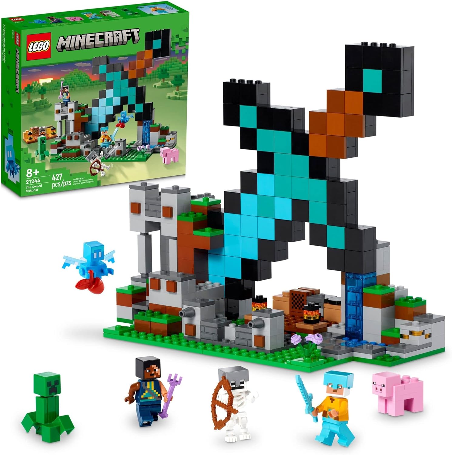 LEGO Minecraft Sword Outpost - Adventure Toy Set