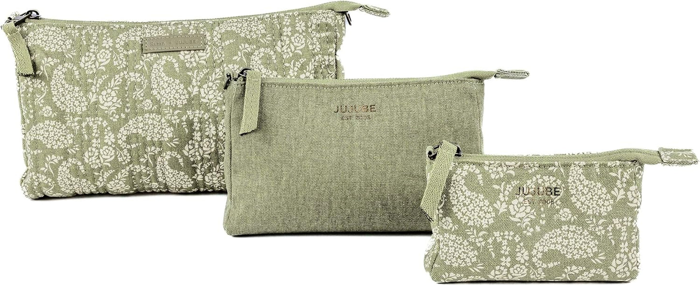 JuJuBe x Sazan 3-Piece Pouch Set for Diaper Bag Organization
