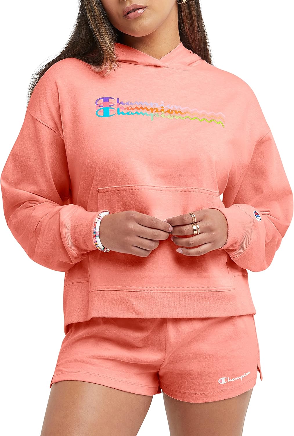 Champion Women's Graphic Hoodie: Ultimate Comfort