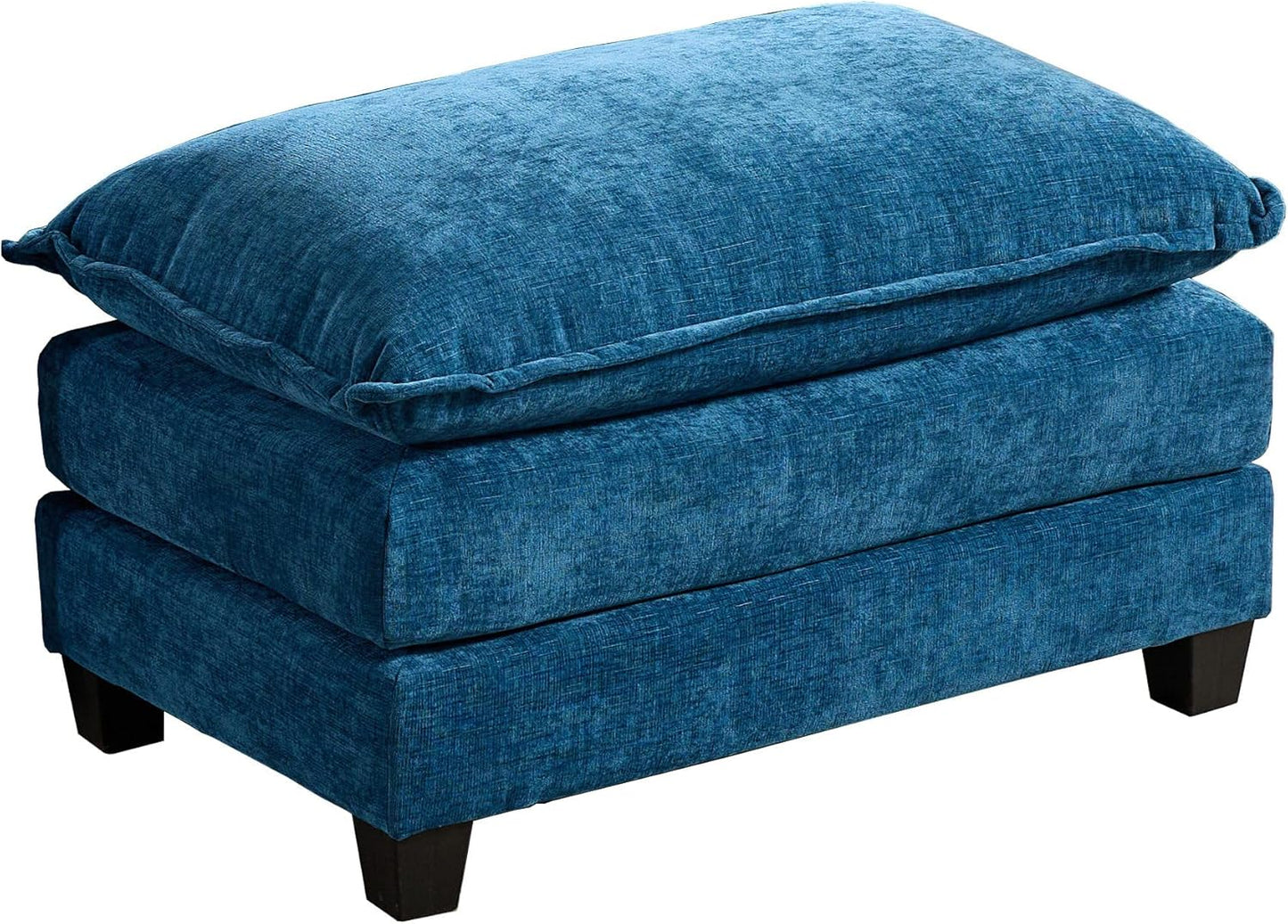 SoarFlash Chenille Sectional Sofa Ottoman for Ultimate Comfort