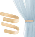 Modern Farmhouse Wood Holdbacks - Stylish Home Decor