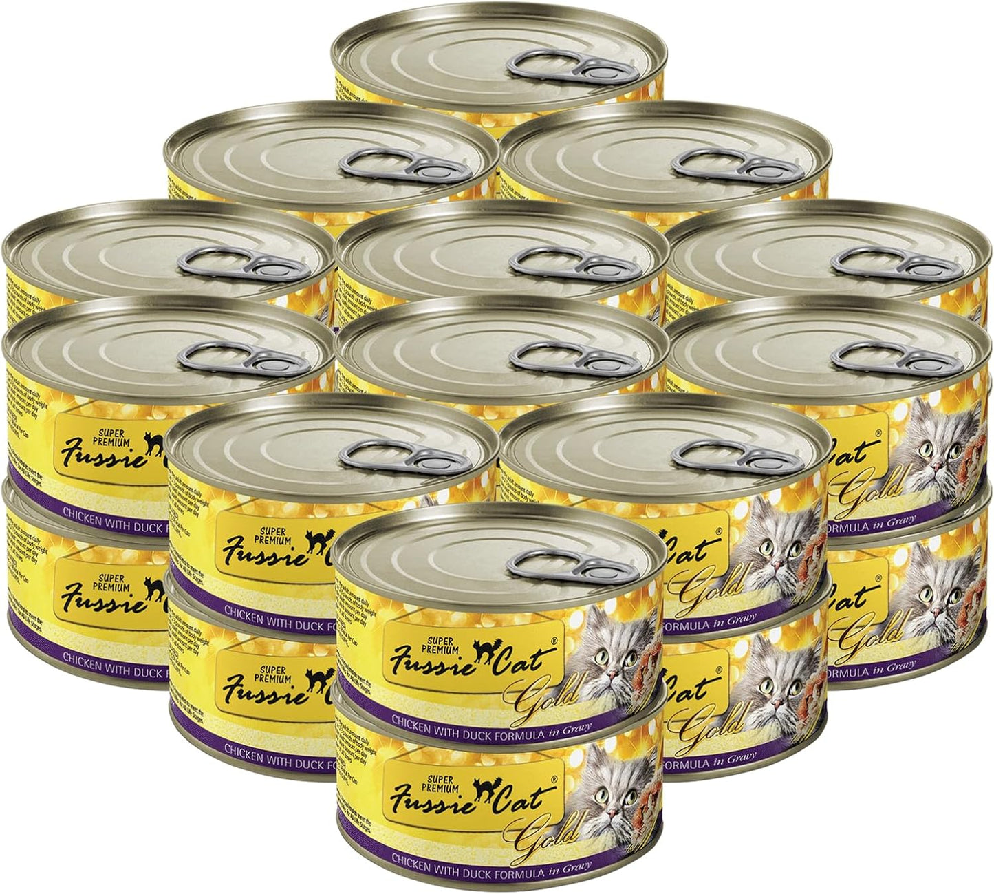 Fussie Cat Super Premium Chicken & Duck Grain-Free Wet Cat Food