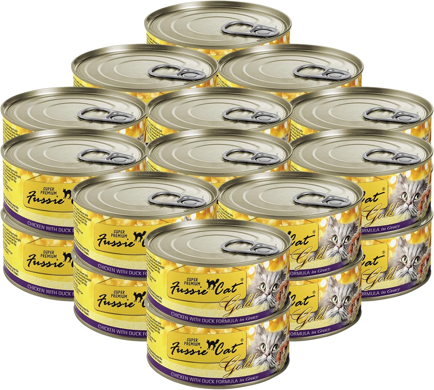 Fussie Cat Super Premium Chicken & Duck Grain-Free Wet Cat Food