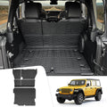 Cargo Mats for 2018-2025 Jeep Wrangler JL Unlimited 4X4 - All Weather