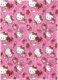 Hello Kitty Silk Touch Throw Blanket 50 in x 70 in - Cozy Decorative