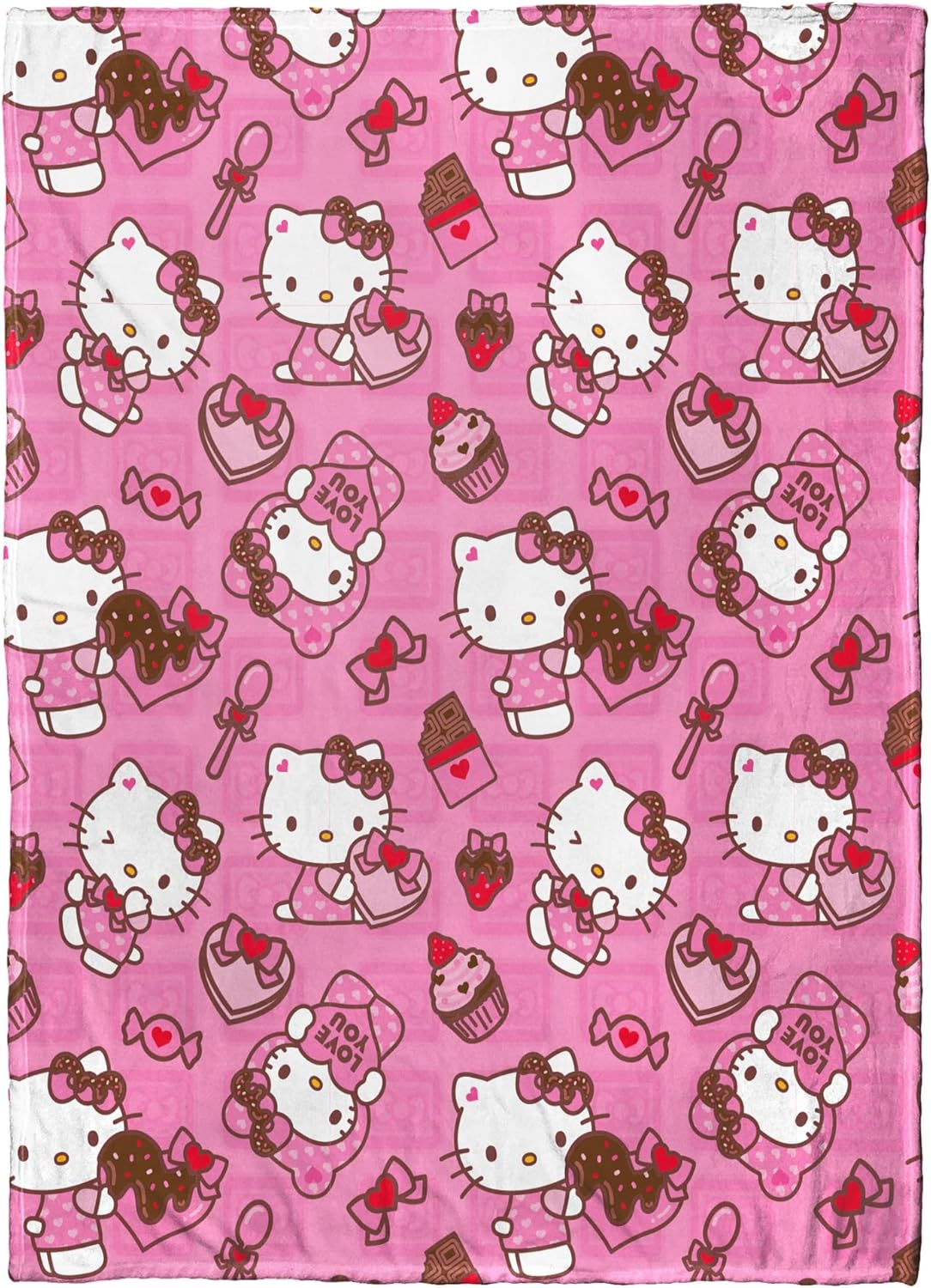 Hello Kitty Silk Touch Throw Blanket for Cozy Home Decor