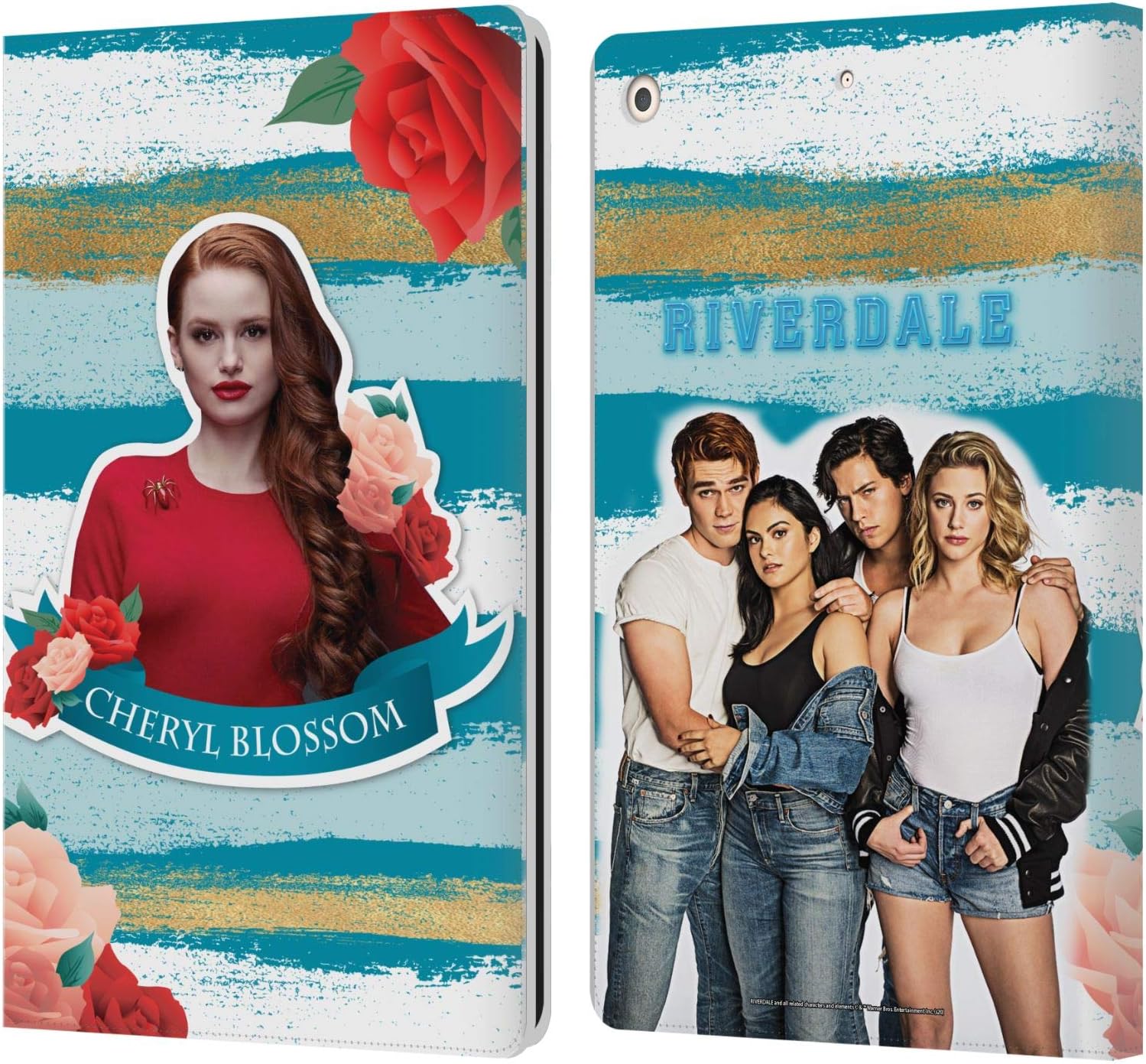Riverdale Cheryl Blossom Leather Wallet Case for iPad 10.2 2019-2021