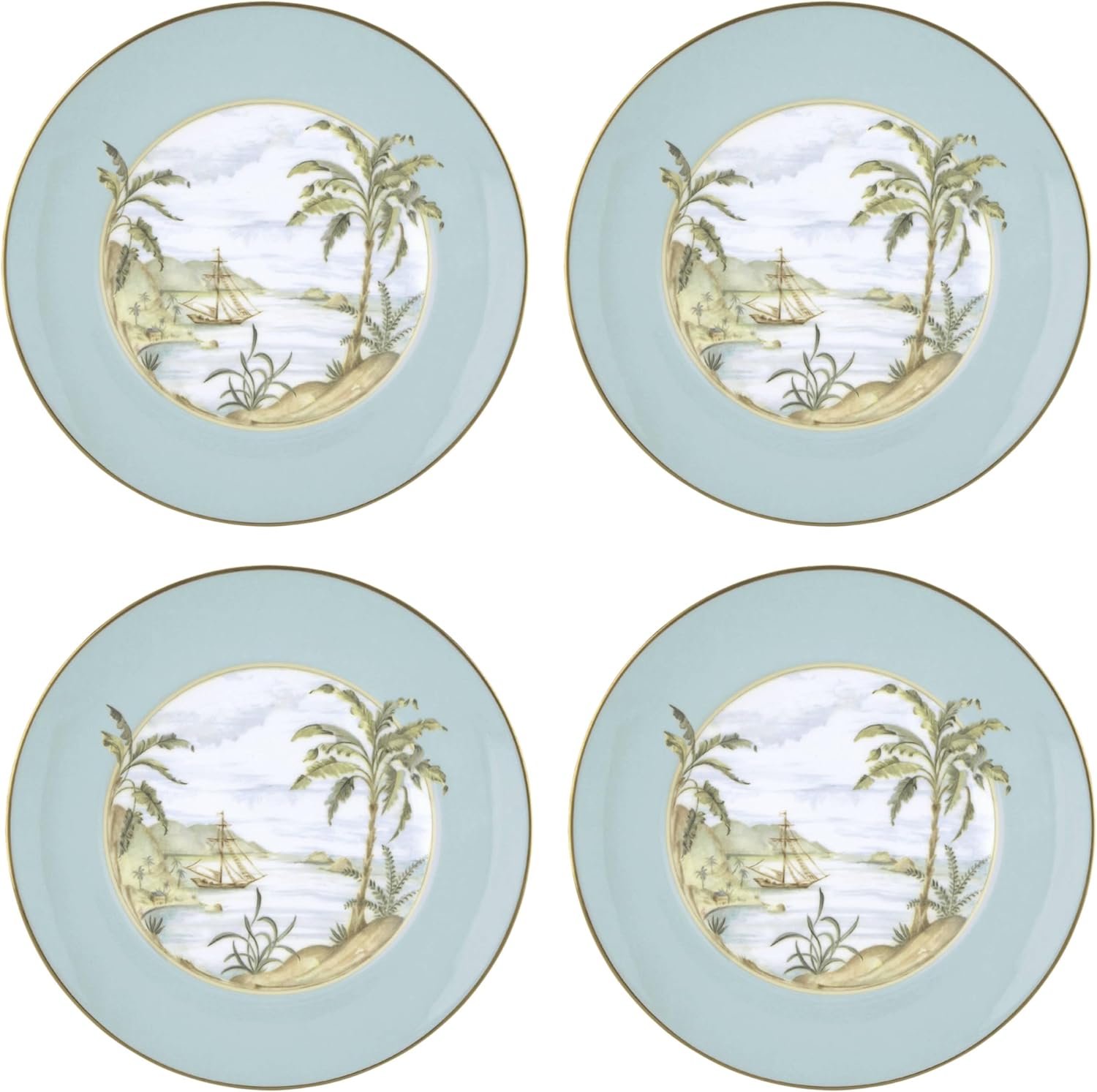 Lenox British Colonial Tradewind Accent Plates Set of 4 Review