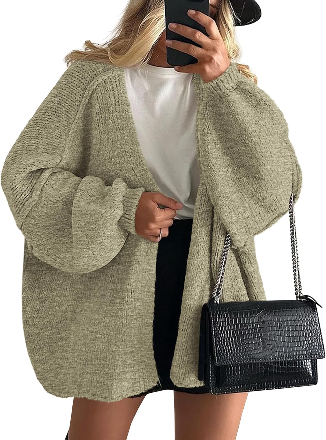 PRETTYGARDEN Womens Oversized Cardigan Sweaters for Fall Style