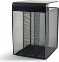 Safco Onyx Hanging Desktop Organizer with 3 Vertical Trays