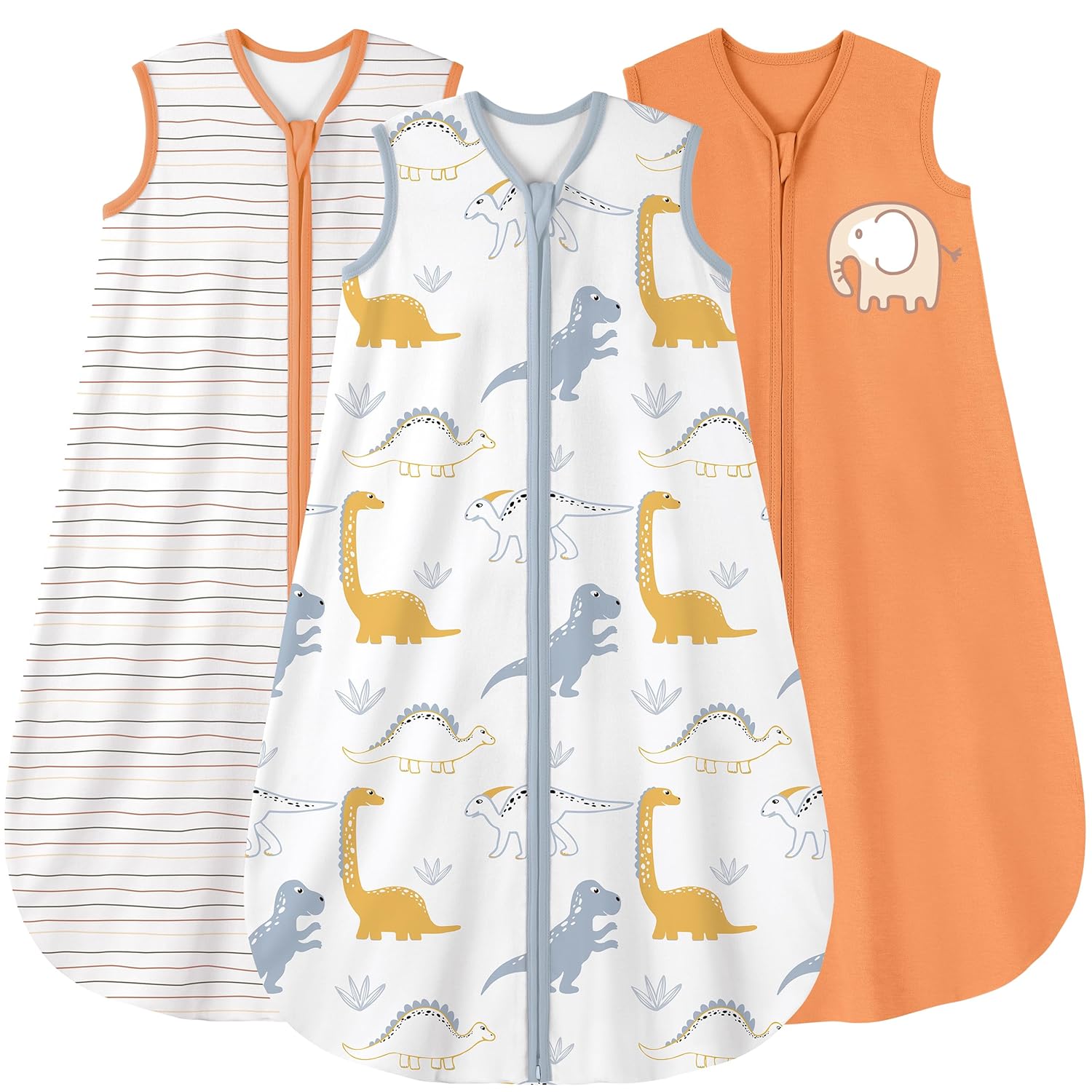 Yoofoss Baby Sleep Sack 0-6 Months Lightweight Cotton Blanket
