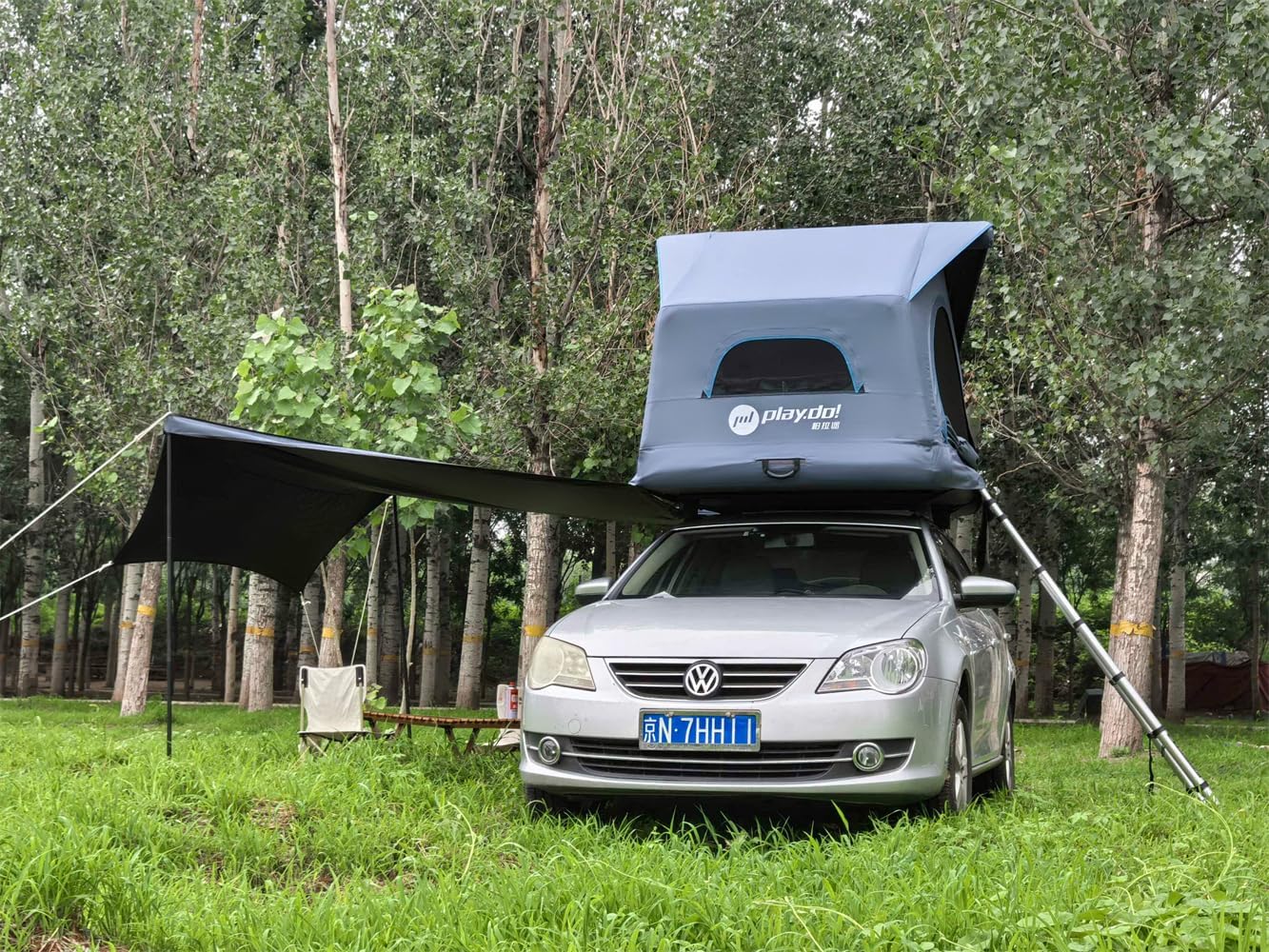 UNISTRENGH Inflatable Car Roof Tent: Easy Setup for Ultimate Outdoor Comfort