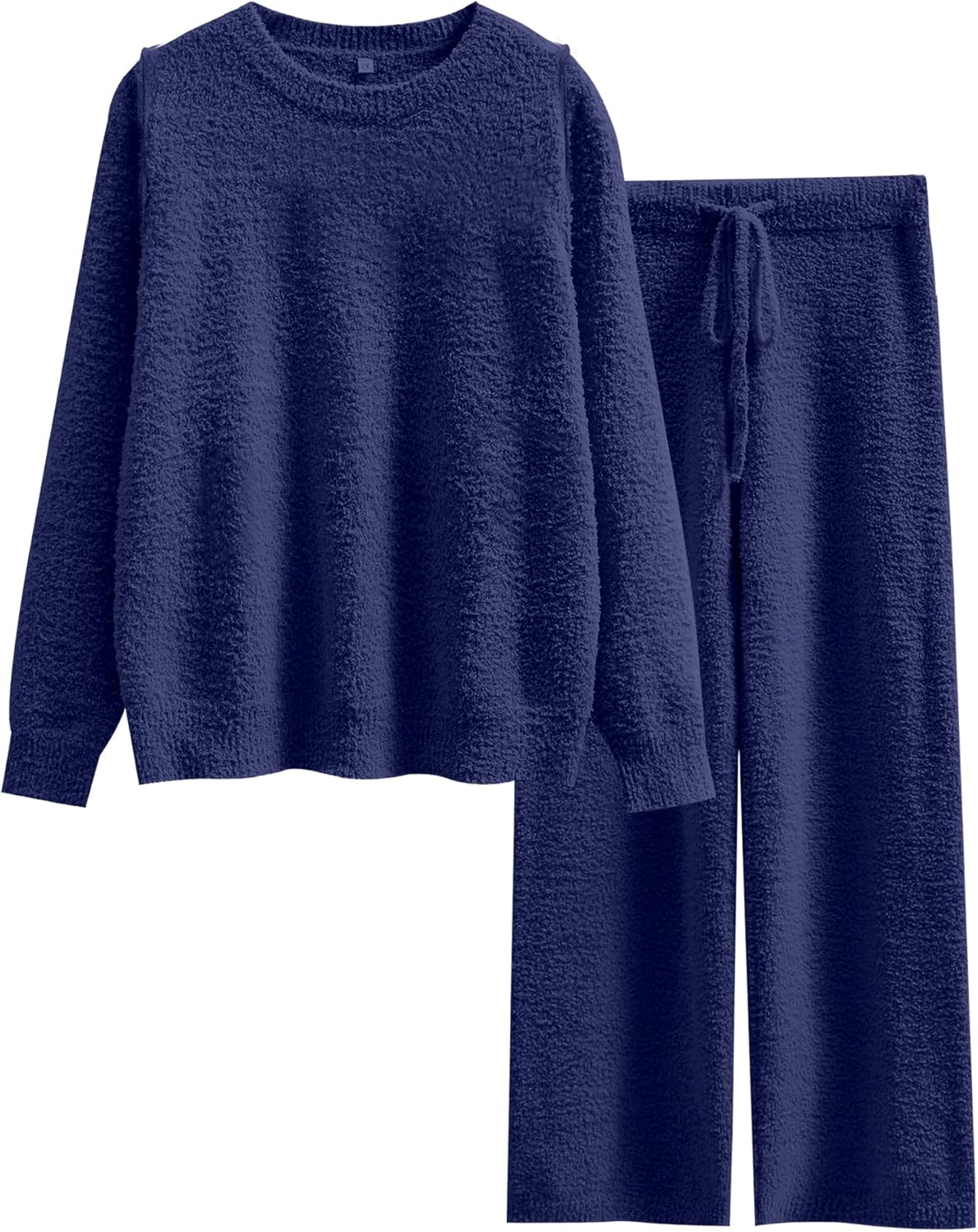 ANRABESS Women's Fuzzy Fleece Pajama Sets for Cozy Comfort