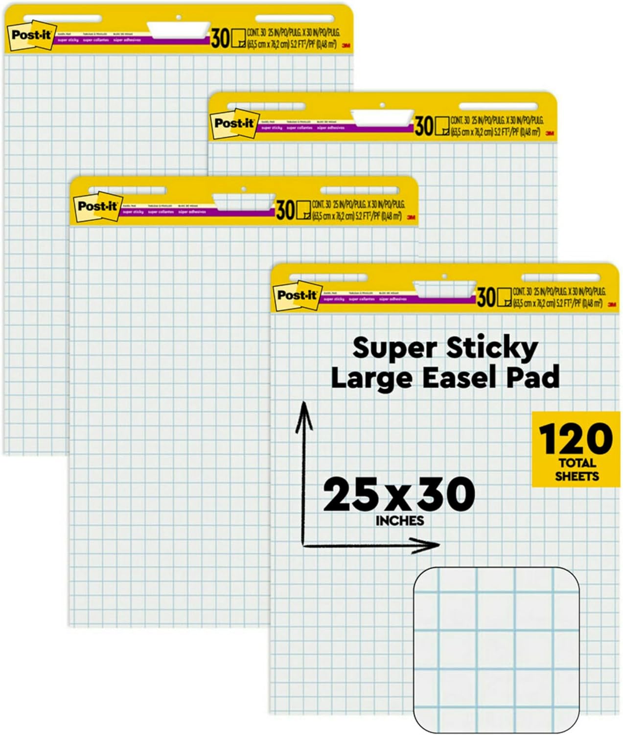Post-it Super Sticky Easel Pad for Virtual Teaching and Learning