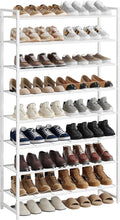 8 Tier Shoe Rack for Closet - Max Holds 40 Pairs of Shoes