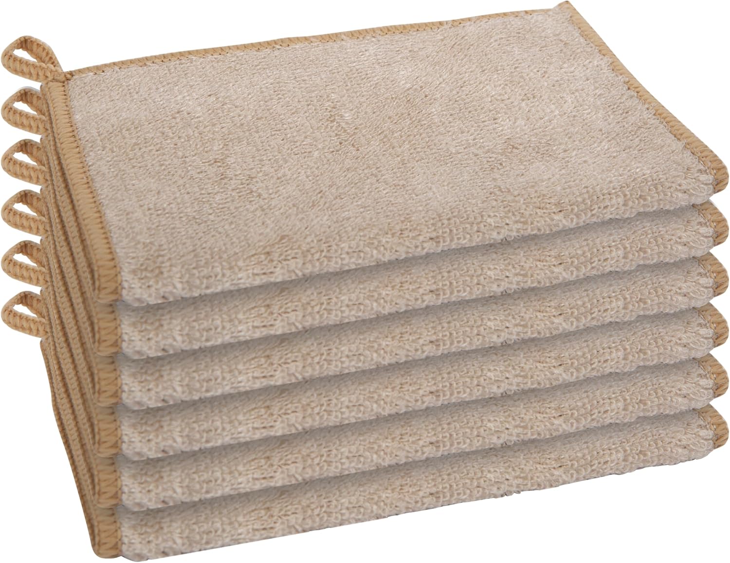 Odor-Free Bamboo Kitchen Washcloths - Absorbent & Hygienic