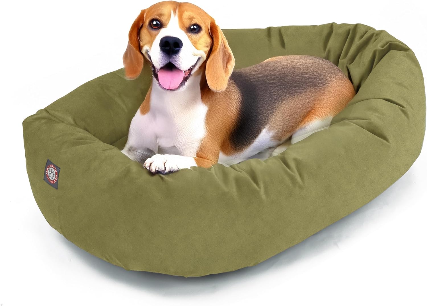 Majestic Pet 32 Inch Suede Calming Dog Bed for Ultimate Comfort