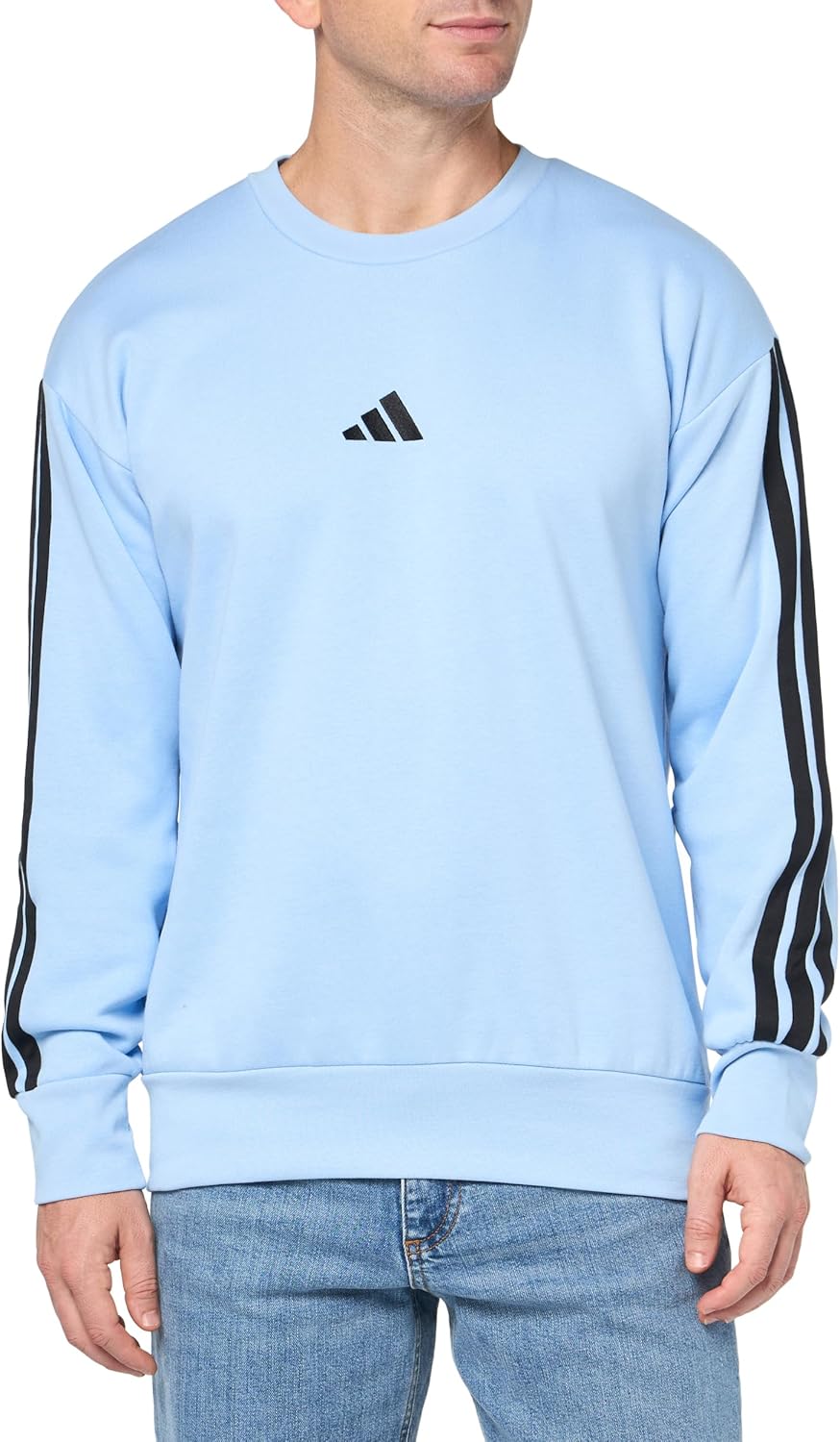 adidas mens Essentials Fleece 3-stripes Sweatshirt Review
