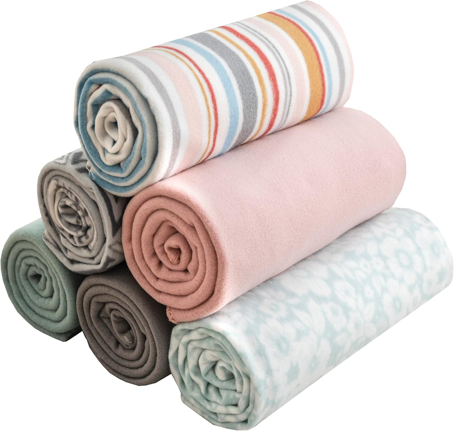 Fleece Throw Blanket Set Bulk for Travel Kids Outdoor Wedding