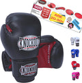 Knockout Gel Boxing Gloves for Men Women 10-16 oz - Ultra-Wide Wrist
