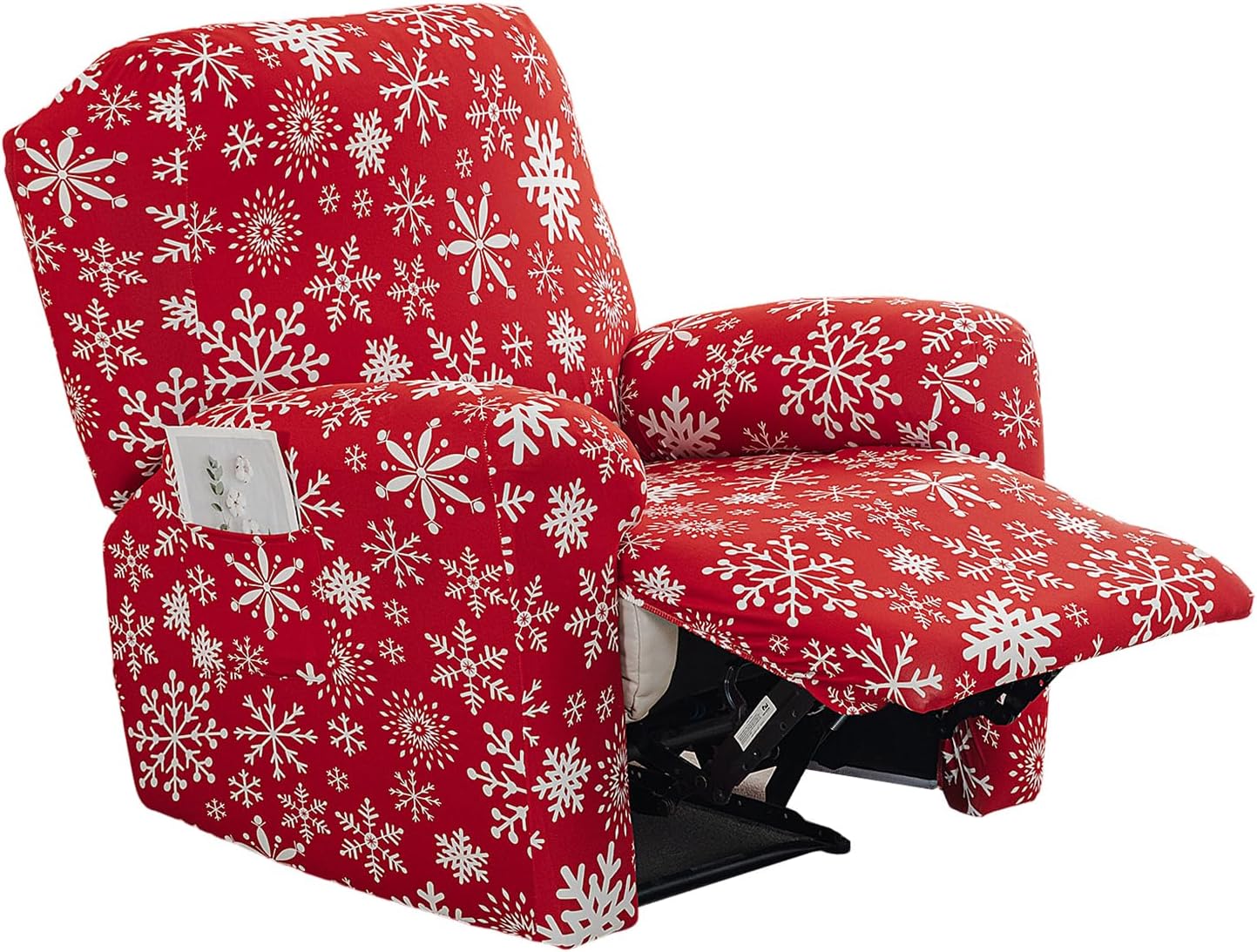 CRFATOP Merry Christmas Recliner Slipcovers for Lazyboy Chairs