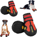 Dog Shoes for Large Dogs Size 9 - Waterproof Breathable Booties