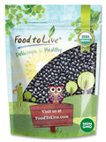 Organic Black Beans 5 lb - Sproutable, Vegan Protein & Fiber