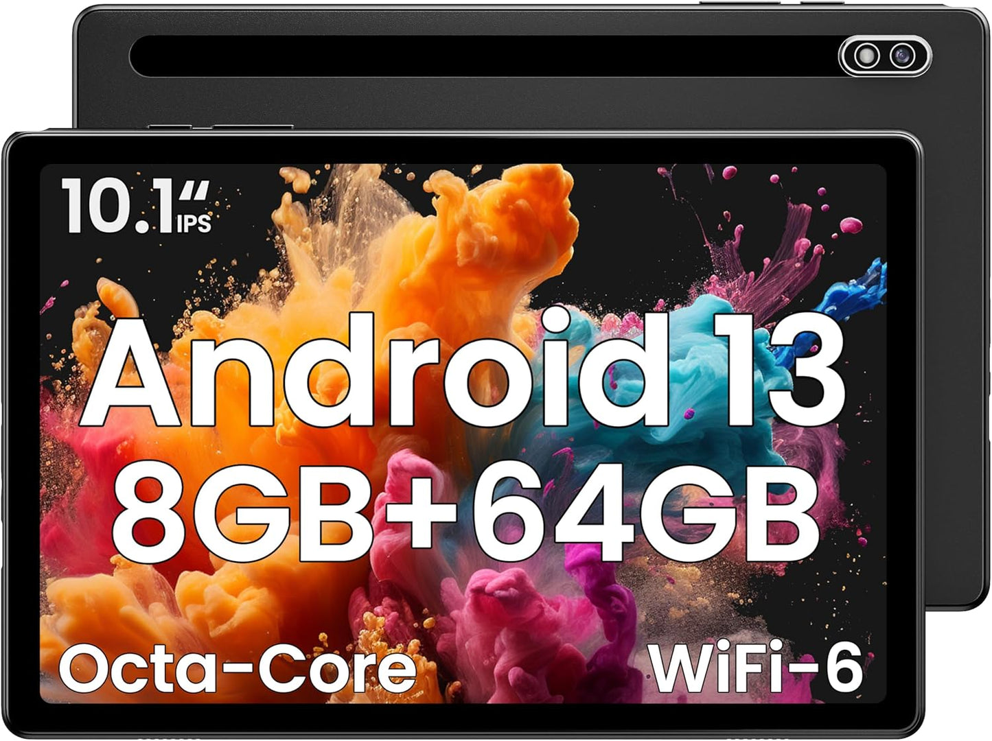 2024 Tablet - 10.1 inch Android 13 Tablet with Octa-Core Power