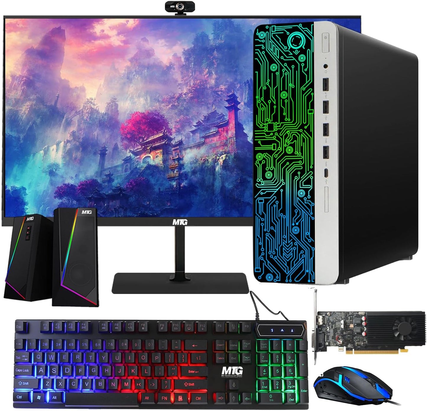 HP G3 Gaming Desktop PC with Core i7 and 16GB RAM for Gamers