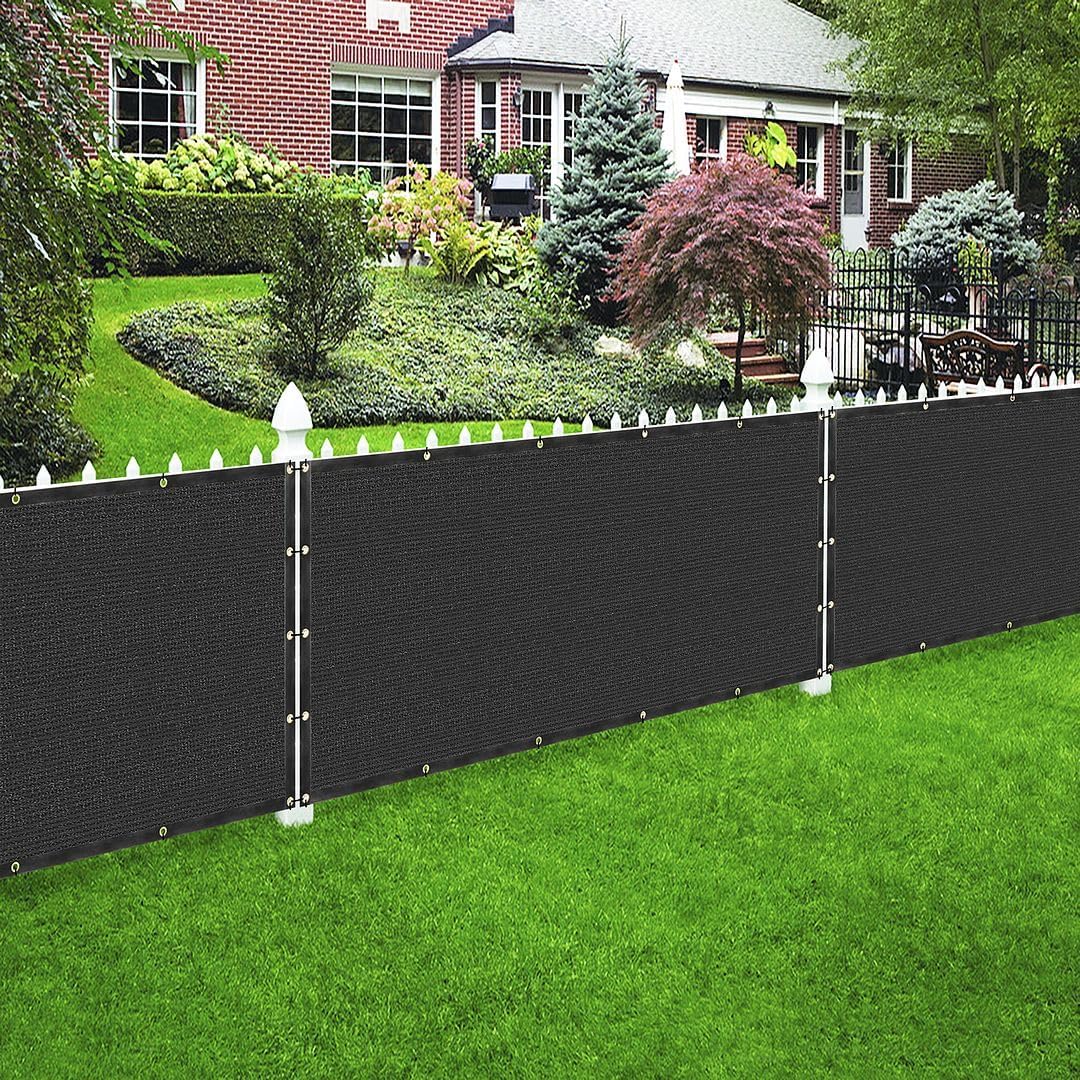 3ft x 39ft Black Privacy Screen for Decks, Patios, and Fences