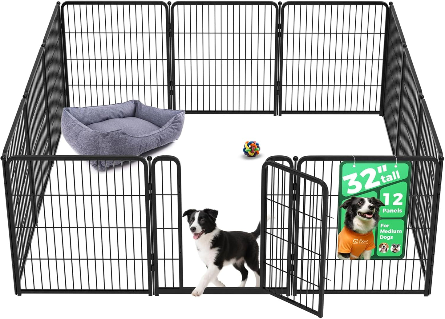 FXW Homeplus Unleashed Indoor Dog Playpen for Safe Play