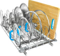 LYNK PROFESSIONAL Pull Out Pot Lid and Cookie Sheet Organizer Rack
