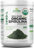 Organic Spirulina Powder 2.2 lb - USDA Certified, 303 Servings