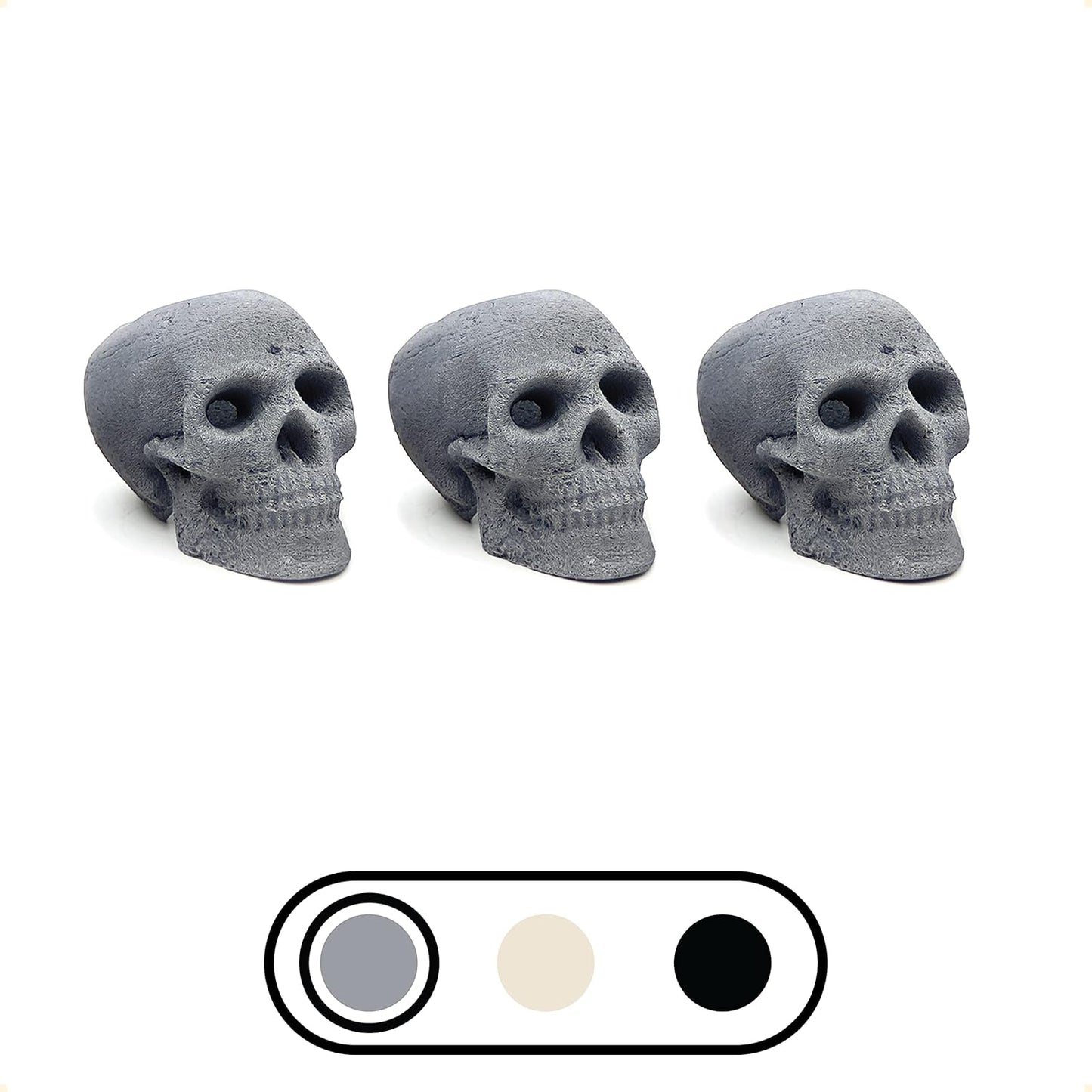OSKER 3CT Mini Fire Pit Skull - Unique Halloween Decor for Fun