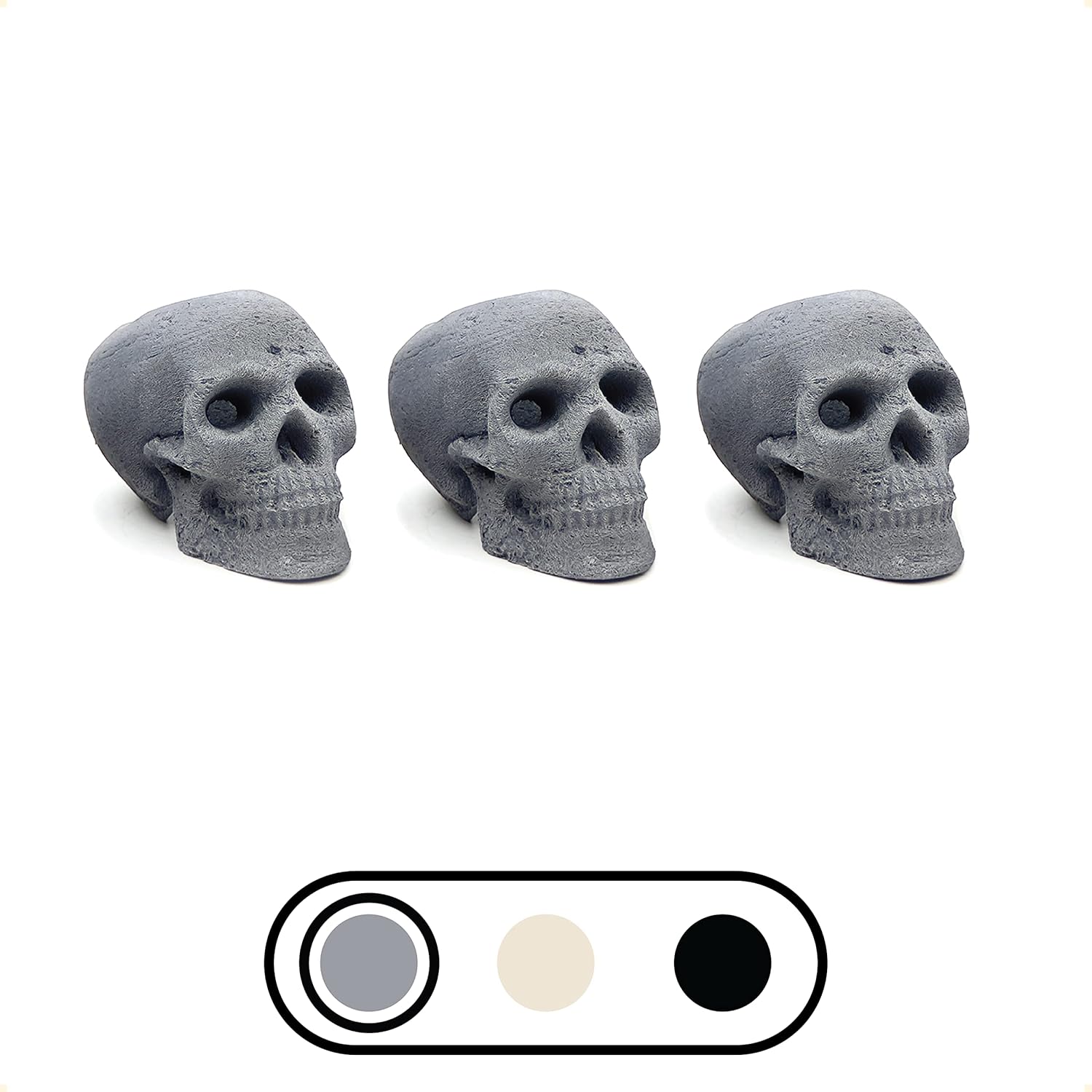 OSKER 3CT Mini Fire Pit Skull - Unique Halloween Decor for Fun