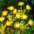 Brightown Outdoor Solar Garden Lights 4 Pack - Realistic Solar Flower