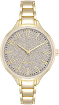 Nine West Women's Bracelet Watch - Glitter Champagne Dial