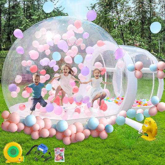10FT Inflatable Bubble House Set with 100 Balloons by FBSport