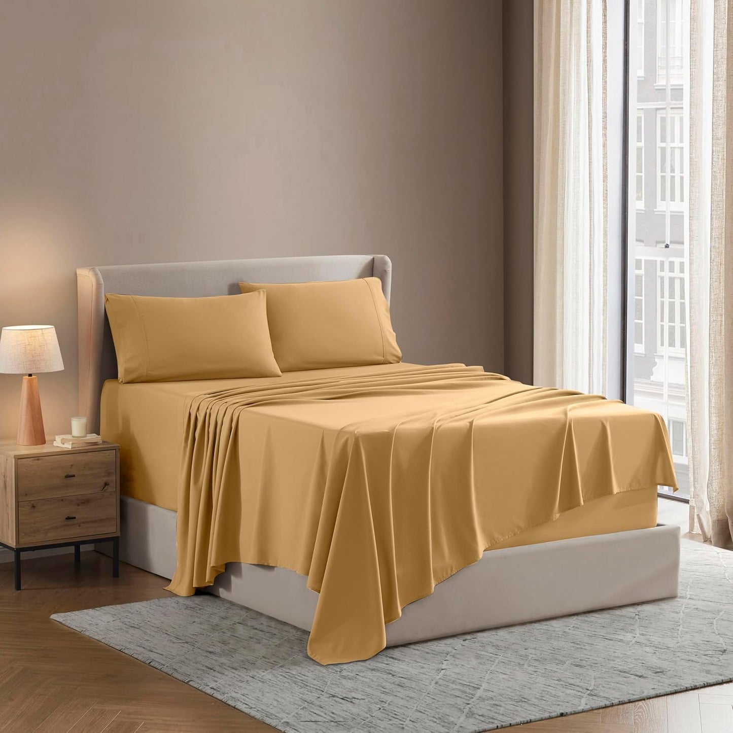 Nestl Queen Sheet Set - Luxury 1800 Ultra-Soft Microfiber Sheets