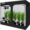 zazzy Grow Tent 96x48x78 - 600D Mylar 8x4 Indoor Grow Tent