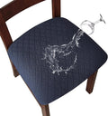 Dining Room Chair Waterproof Covers by Genina - 6 Protective Pieces