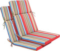 Enipate 2 Pack Outdoor High Back Chair Cushion - Weather Resistant