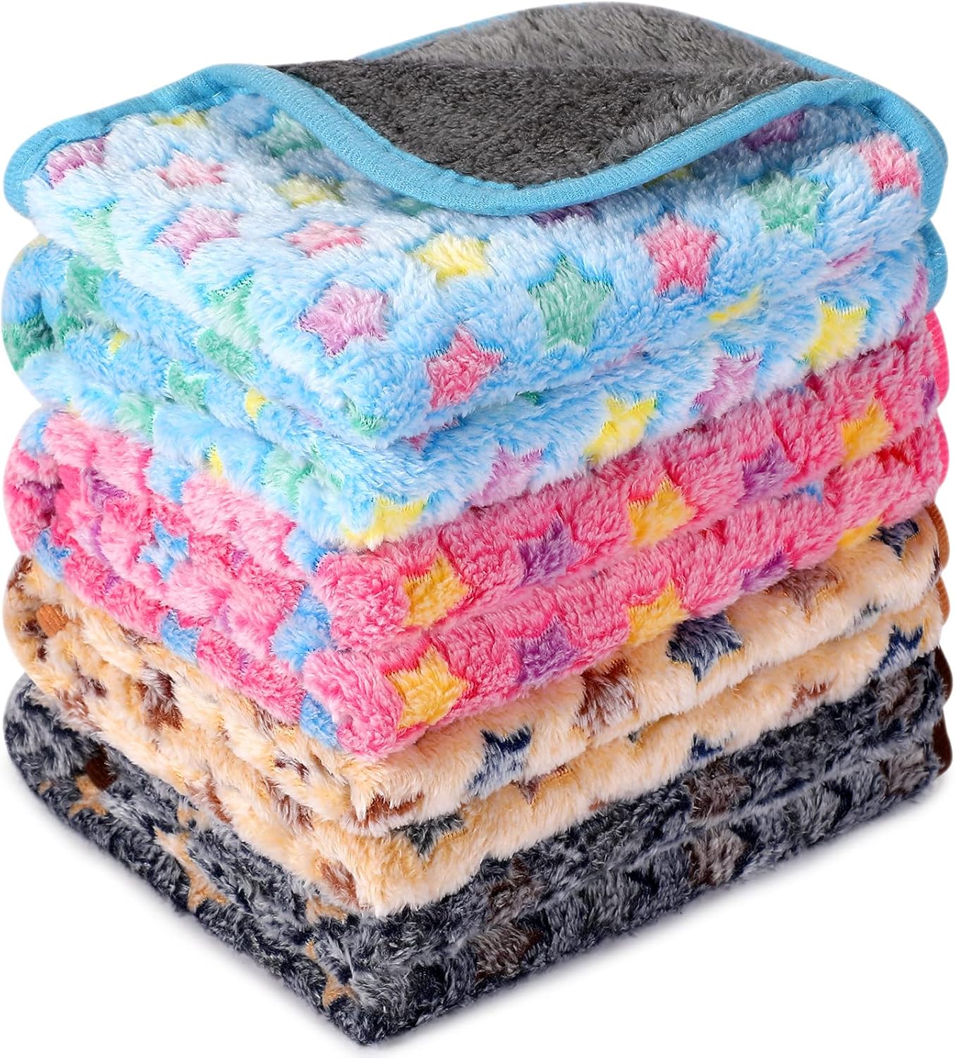 Waterproof Guinea Pig Blankets for Small Animals - 4 Pcs Set