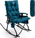 Oversized Rocking Camping Chair for 400lbs, Green